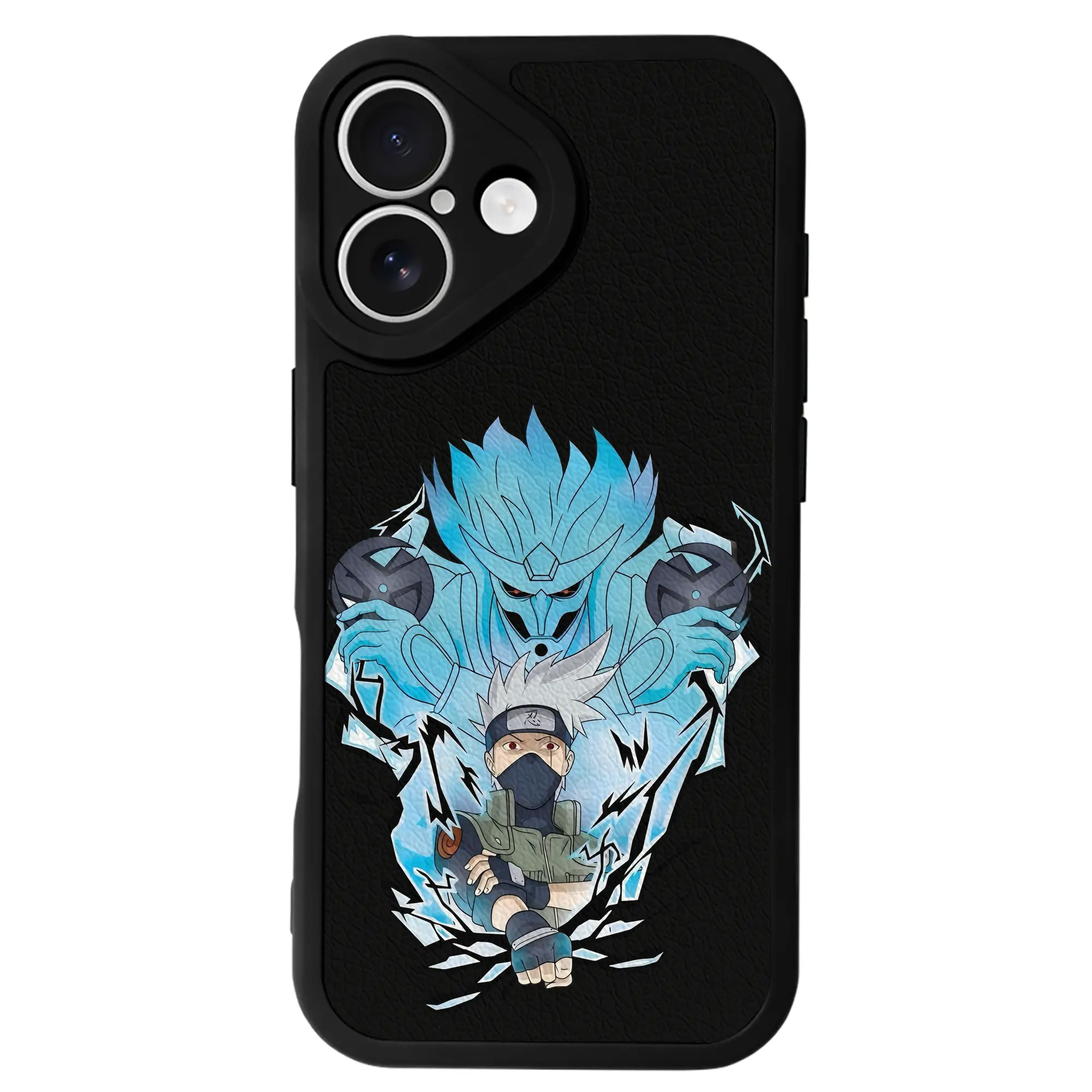 ナルト グッズ はたけ カカシ - IPhone 16シリーズ対応 ・ シリコンスマホケース ・ レザー調 ・ 高精度フィット ・ 耐衝撃 ・ ワイヤレス充電対応 ・ 精密カット